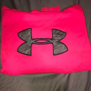 Under Armour pink and grey sweatshirt
